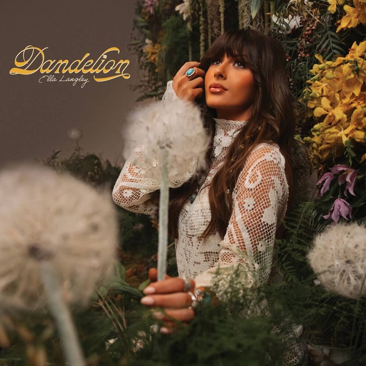 Albumcover van Ella Langley - Dandelion (Wit Gekleurd Vinyl 2LP) (White Coloured Vinyl 2LP)