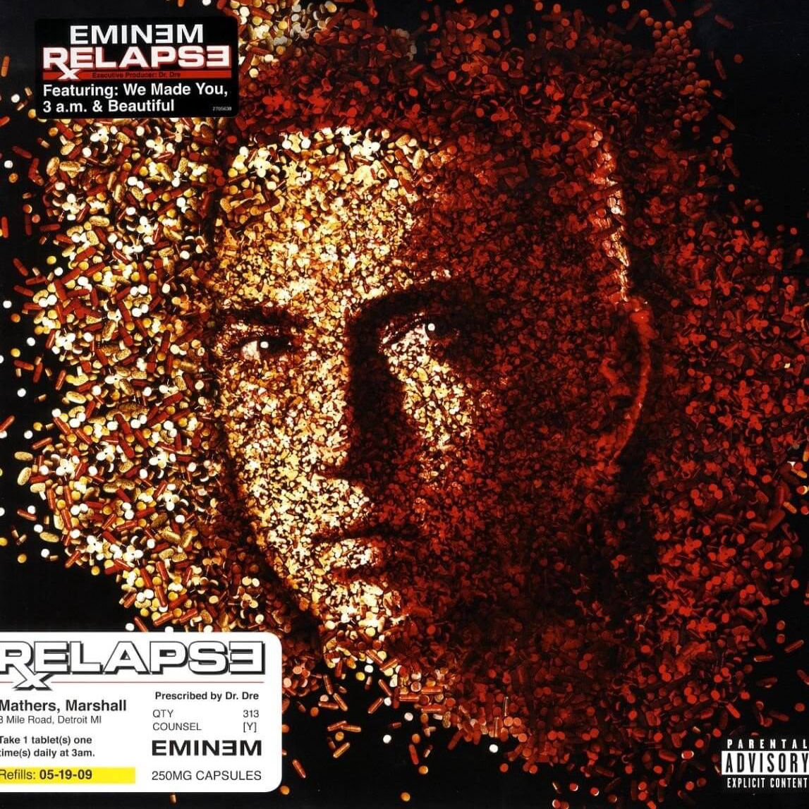 Albumcover van Eminem - Relapse (Zwart Vinyl 2LP) (Black Vinyl 2LP)