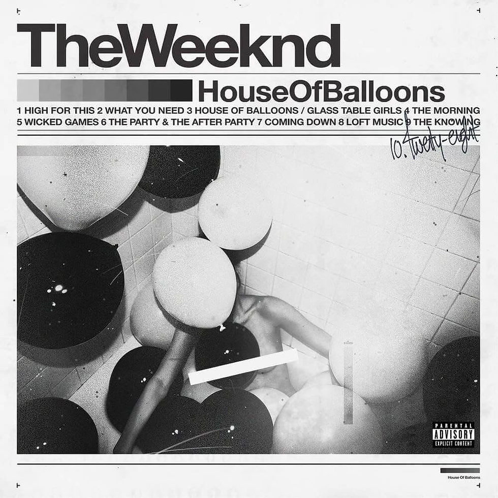 Albumcover van The Weeknd - House Of Balloons (Zwart Vinyl 2LP) (Black Vinyl 2LP)