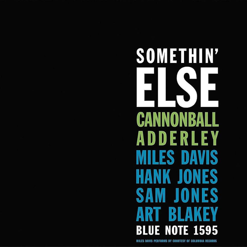 Cannonball Adderley - Somethin' Else (180 Gram Black LP)
