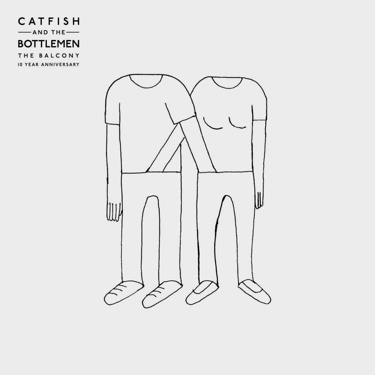 Albumcover van Catfish & The Bottlemen - The Balcony (Wit Gekleurd Vinyl LP) (10th Anniversary White Coloured Vinyl LP)
