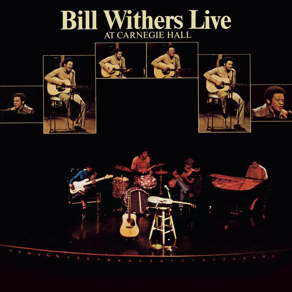 Albumcover van Bill Withers - Live At Carnegie Hall (Geel & Goud Gekleurd Vinyl 2LP) (Yellow & Gold Coloured Vinyl 2LP)