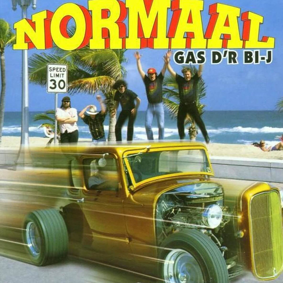 Normaal - Gas D'r Bi-j (Yellow Flame Coloured LP)
