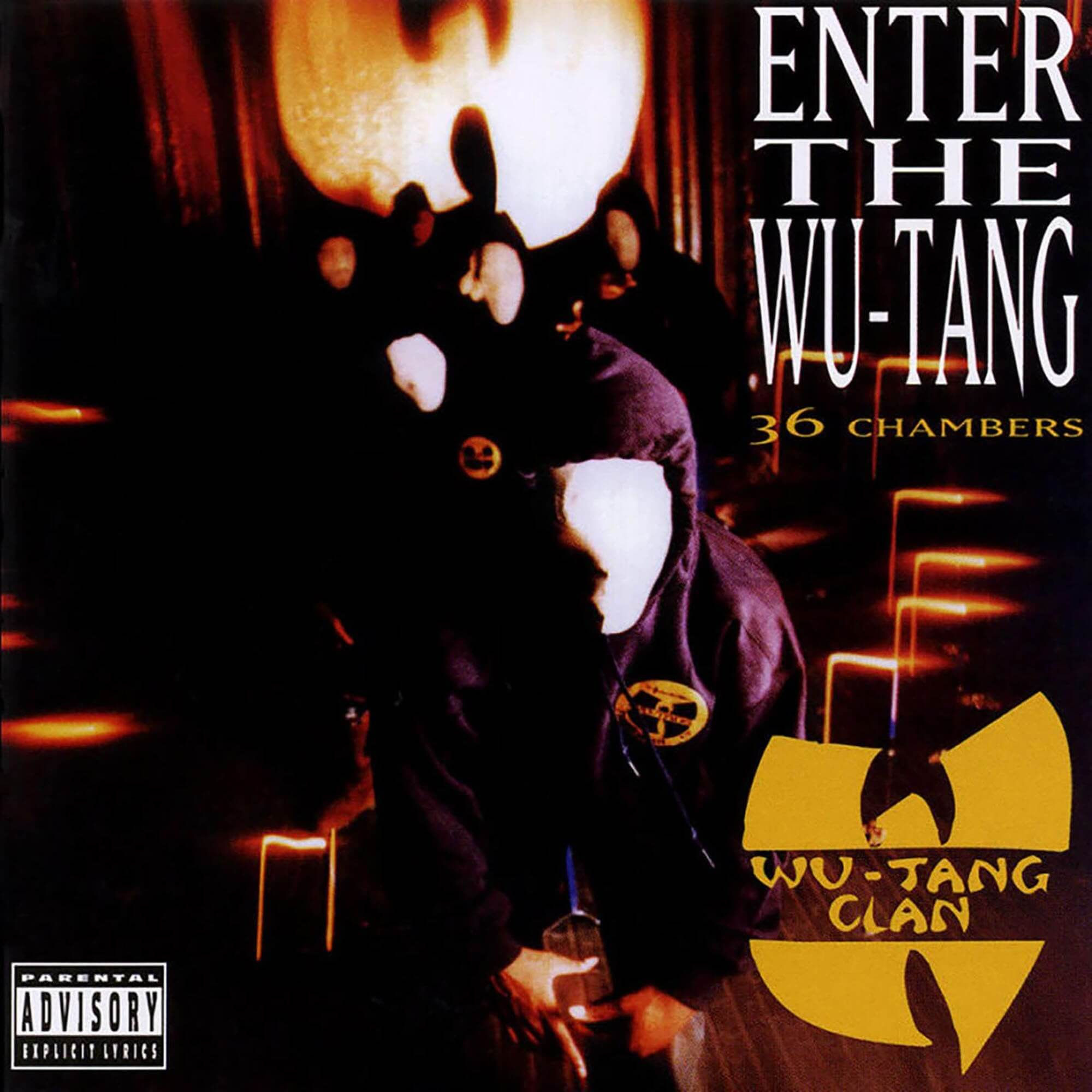 Albumcover van Wu-Tang Clan - Enter The Wu-Tang Clan 36 Chambers (Geel Gekleurd Vinyl LP) (Yellow Coloured Vinyl LP)