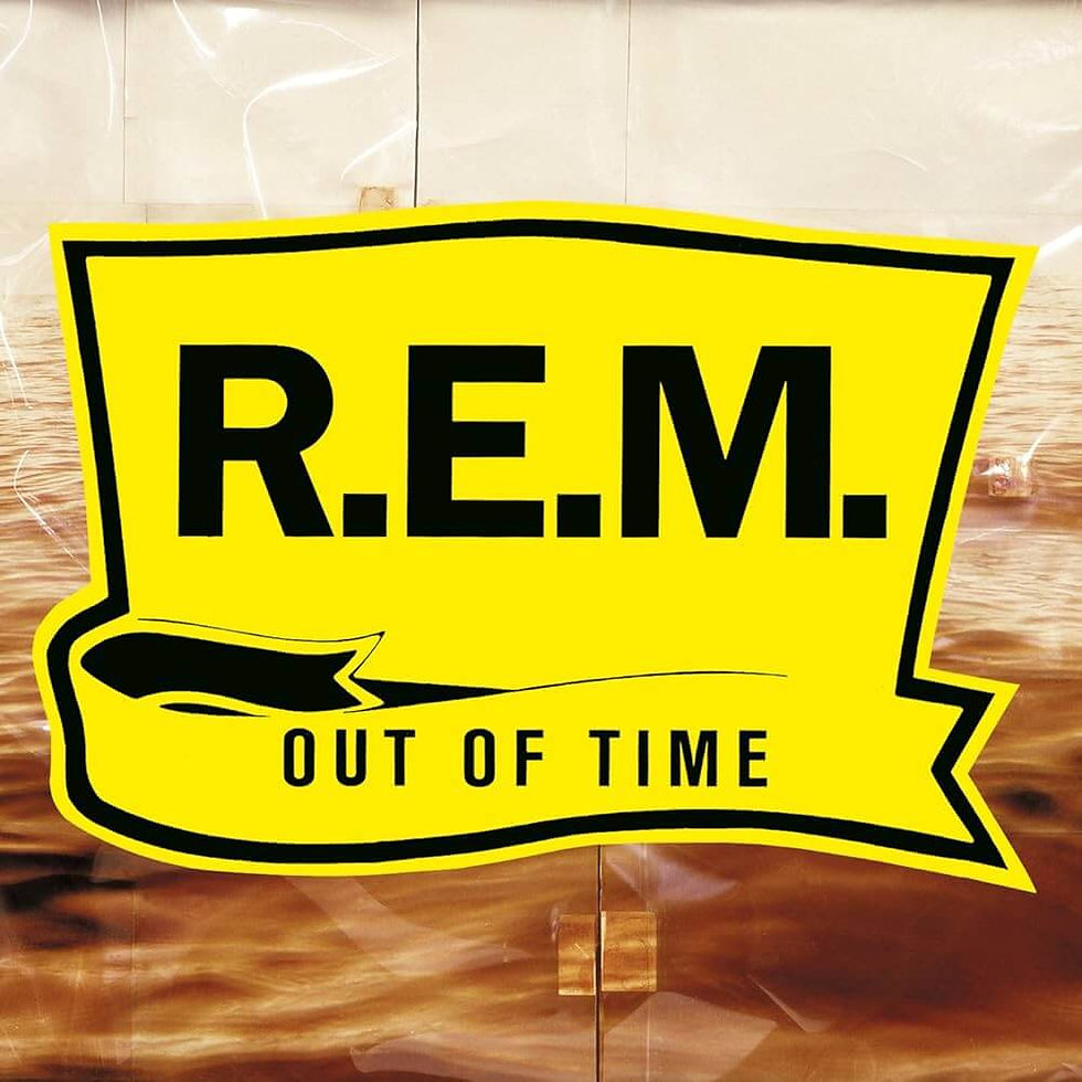 Albumcover van R.E.M. - Out Of Time (Zwart Vinyl LP) (Black Vinyl)