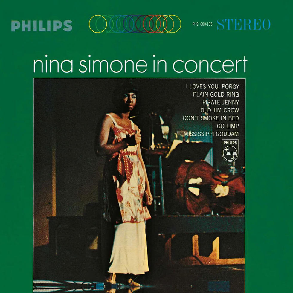 Albumcover van Nina Simone - In Concert (Zwart Vinyl LP) (Limited 180 Gram Black Vinyl LP)
