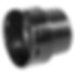4" White PVC - 4" Black ADS Adapter