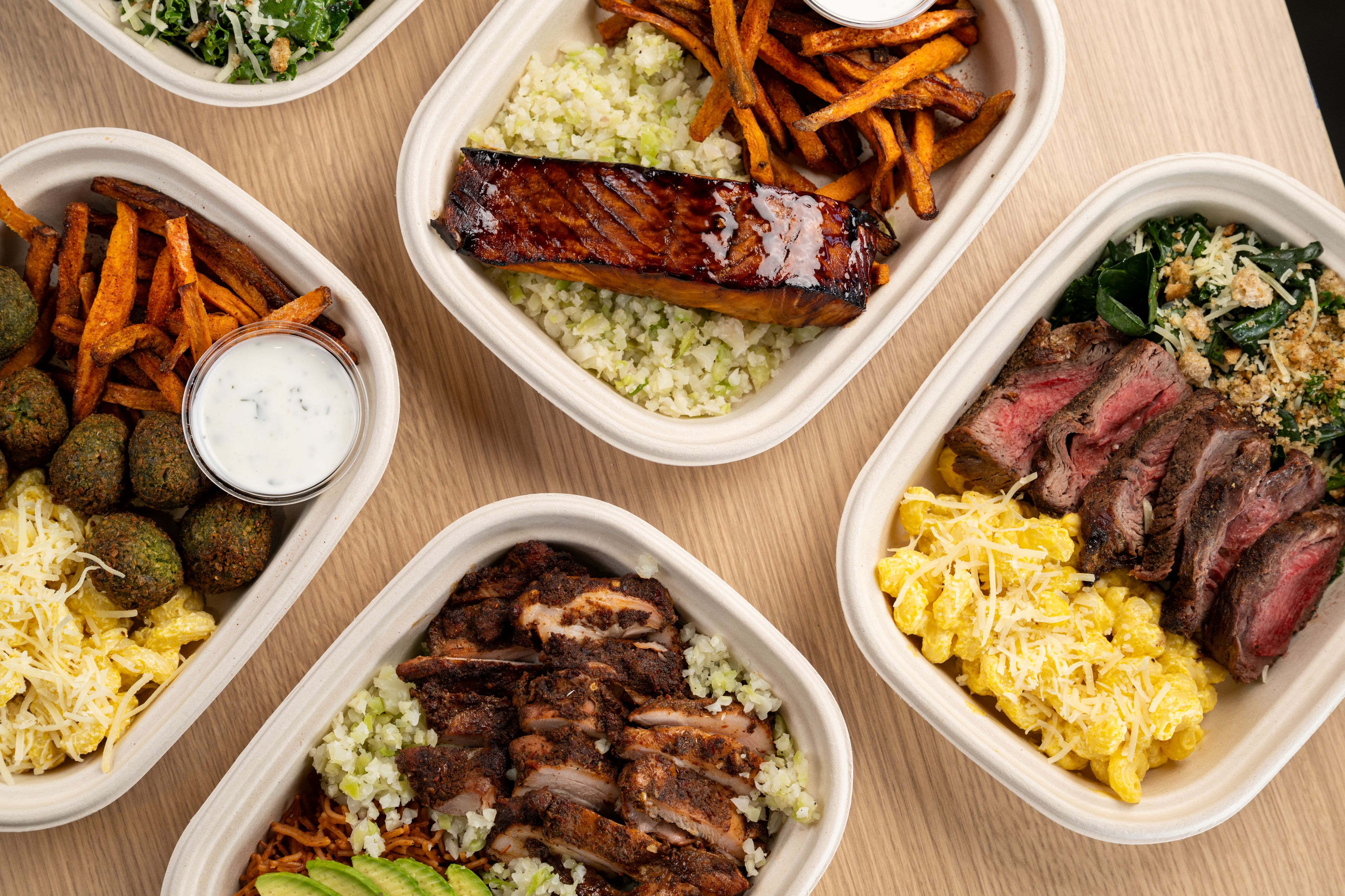 Arranged Food and Objects