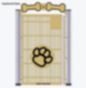 picture of a dog kennel gate