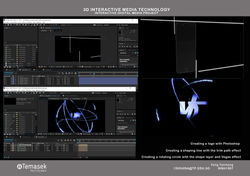 Logo effect and line tracing