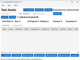 Task Studio — A Simple Way to Keep Track When Work Gets Busy
