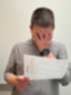 Dr. Sparks reading unpleasant results