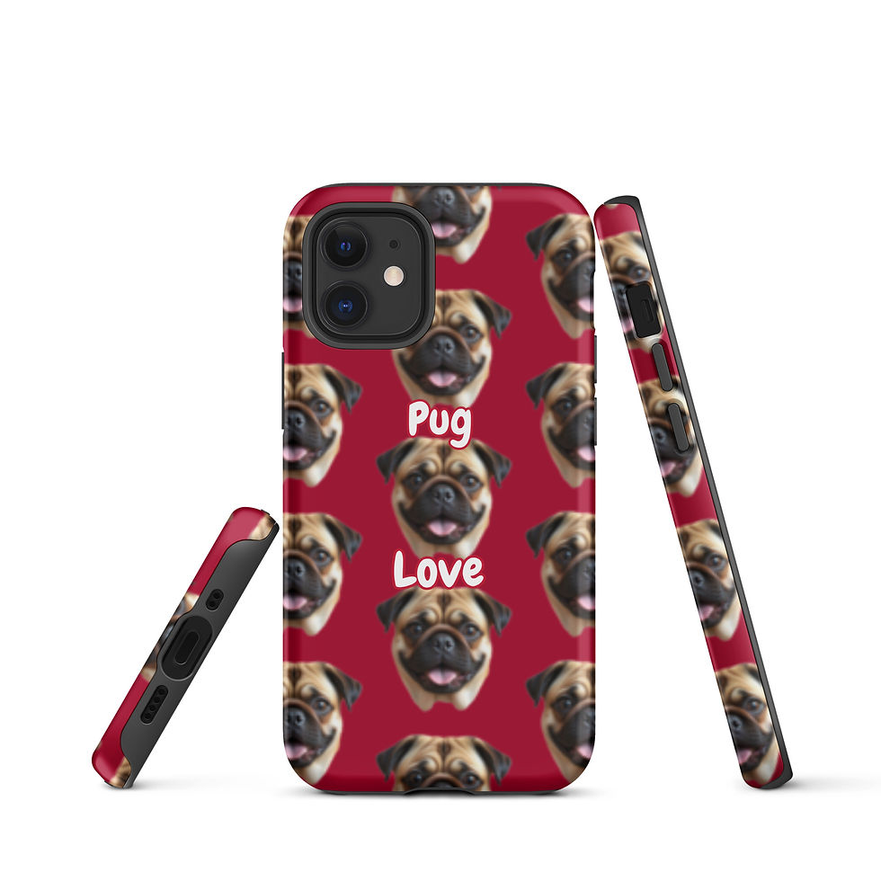 Thumbnail: Love Pugs iPhone Tough Case