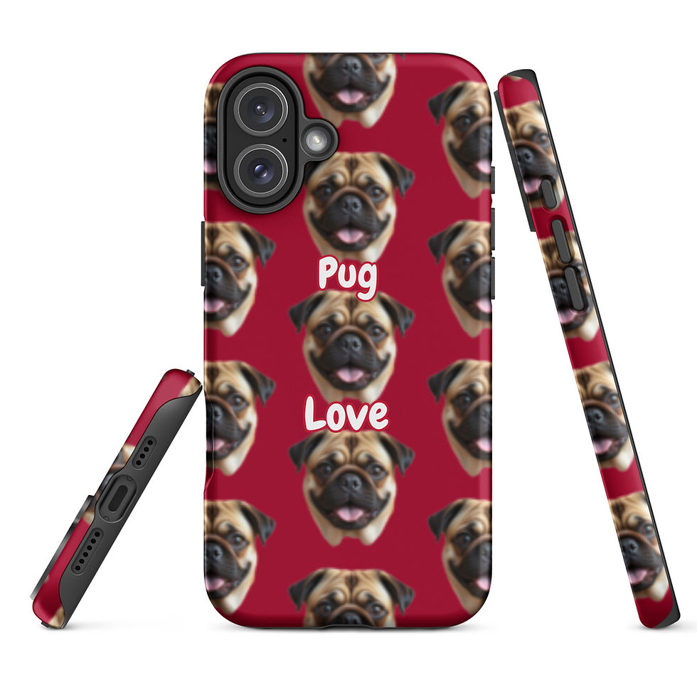 Thumbnail: Love Pugs iPhone Tough Case