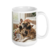 Mother's Day French Bulldog with puppies mug