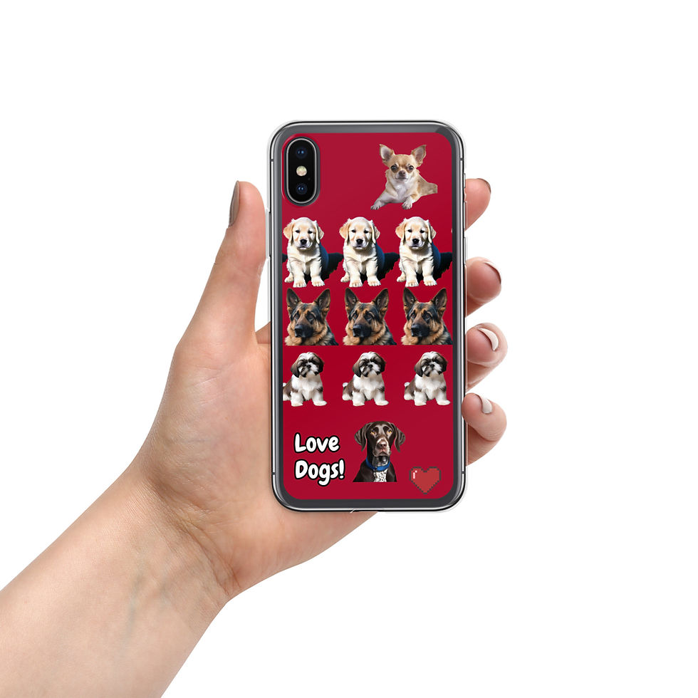 Thumbnail: Love Dogs iPhone Clear Case