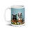 Thumbnail: Easter Bunny French Bulldogs Mug left side view