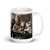 St. Patrick's in the pub French Bulldog mug