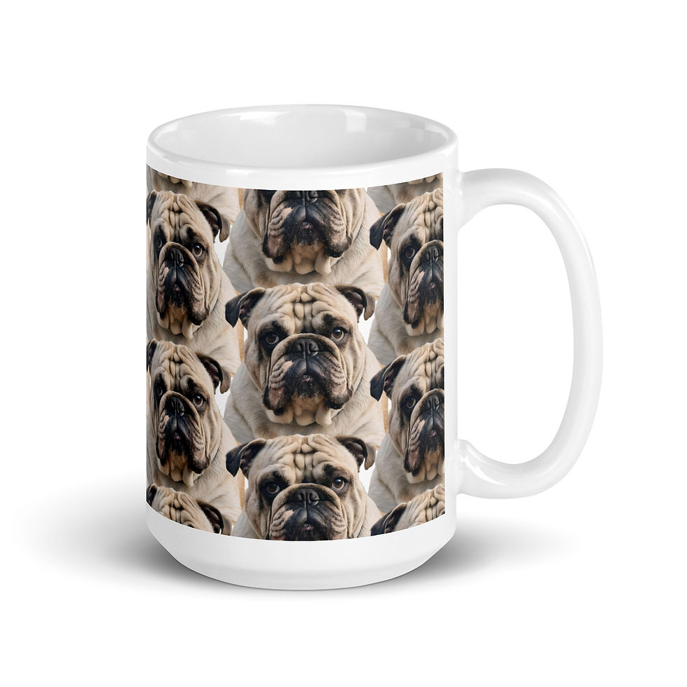 Thumbnail: Bulldog mug front view