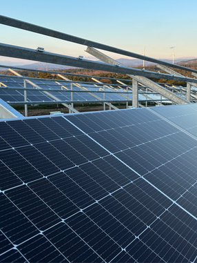 Bifacial Solar PV Modules installation works