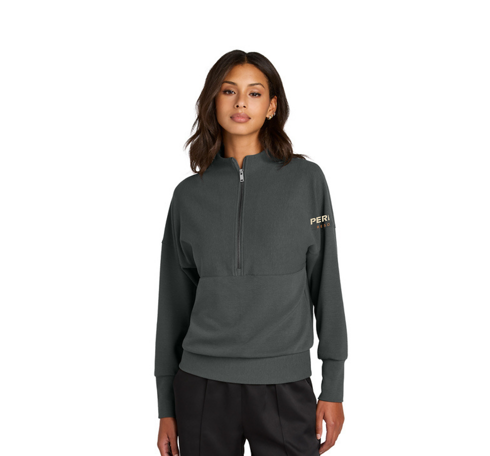 Thumbnail: Mercer+Mettle® Women’s Linear Texture 1/4-Zip