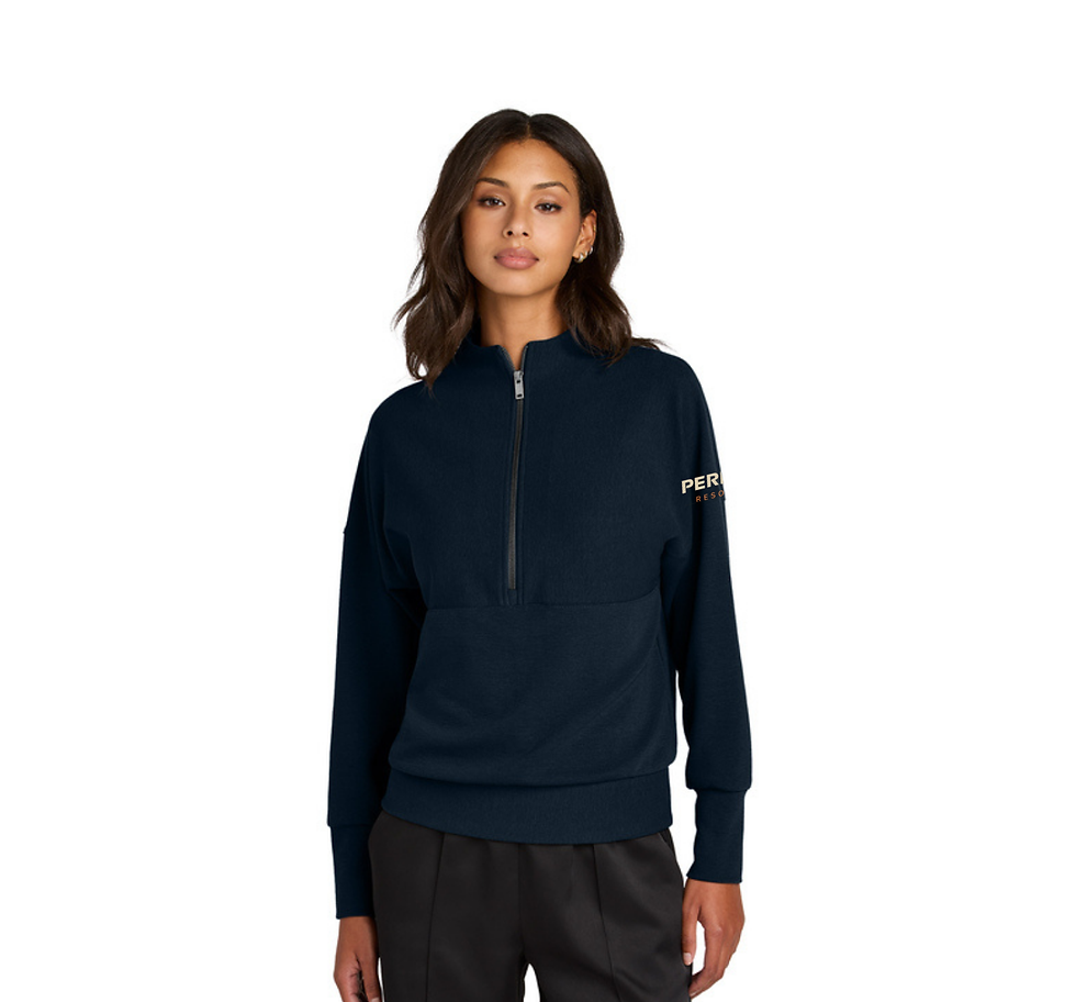 Thumbnail: Mercer+Mettle® Women’s Linear Texture 1/4-Zip