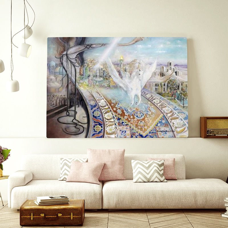 The Glory of light | Homayoun Yeroushalmi | Oil on Canvas | 36 x 48inch Art for sell