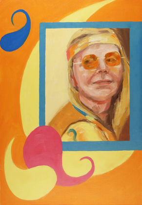 Linda Braham, Will you still need me?, Oil paint on paper, 40.6 × 28.3 cm