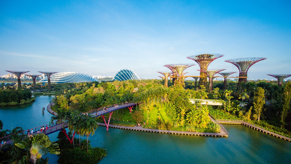 Gardens by the Bay, located in Singapore