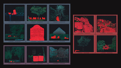 Timothy Yuft, In Place, 2025, Stamp Collection
