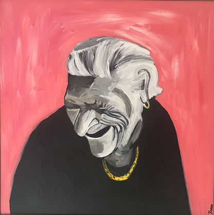 Sigurd Kraus, Old woman, 2016, Oil on canvas , 90 × 90 cm