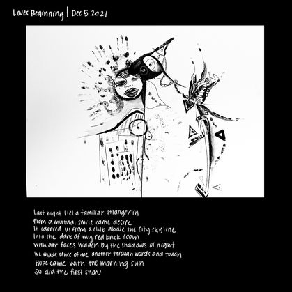 Jillian Sarette Li, Loves Beginning, 2021,Multimedia,76.2cmX76.2cm.jpg