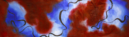 Lisa Ange Velez, Soul Scape, 2026 , Oil on Canvas, 54 × 183 cm