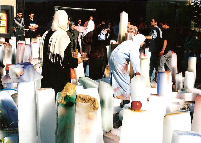 Ice Arrangement | Mojan Mozaffari