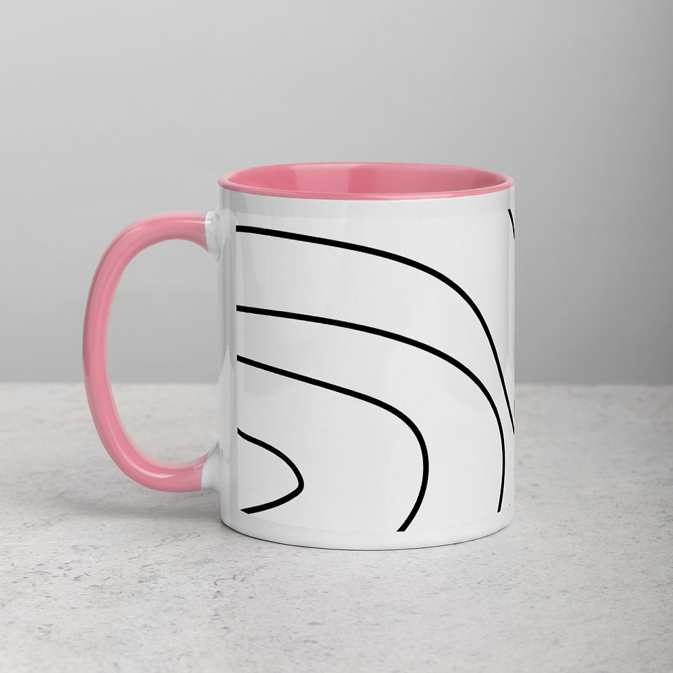 Thumbnail: The artist Mug with Colour Inside
