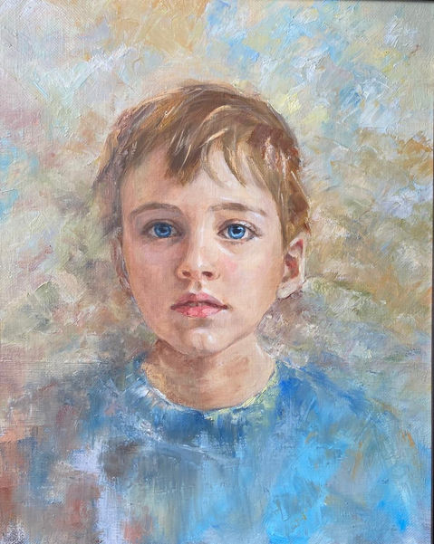 Tatiana Ospennikova, My Amazing One, 2021, oil on canvas, 50 x 60 cm