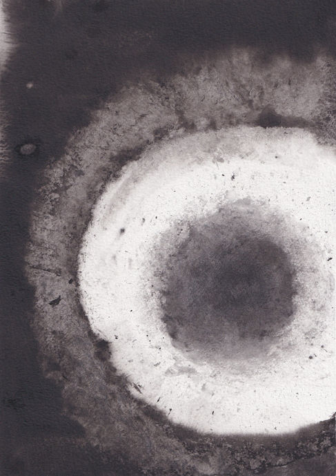 Lewis Andrews.
Forge I.
2020.
Indian Ink on Watercolour Paper.
21cm x 29.7cm.
