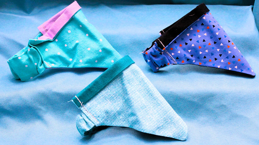 Thumbnail: Doggie Fashion Bandanas - 2 style options