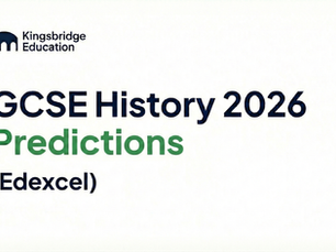 Edexcel GCSE History 2026 Predictions