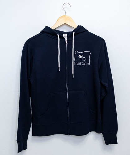 Redbarn Branded Womens Zip Up Hoodie with Red barn | redbarndispensary