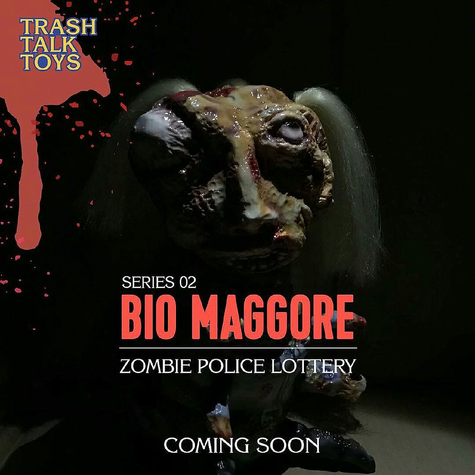 Trash Talk Toys "ZOMBIE POLICE" Bio Maggore Series 2