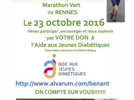 Soutenez l’AJD lors du Marathon Vert de Rennes