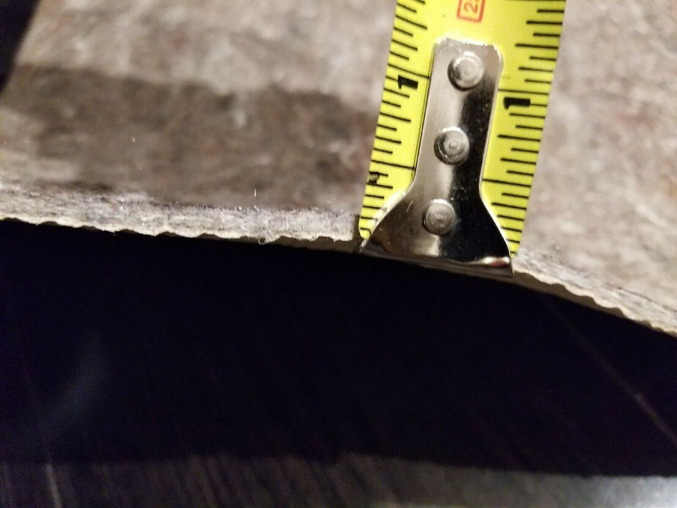 Non-slip 3/16 inch thin pad