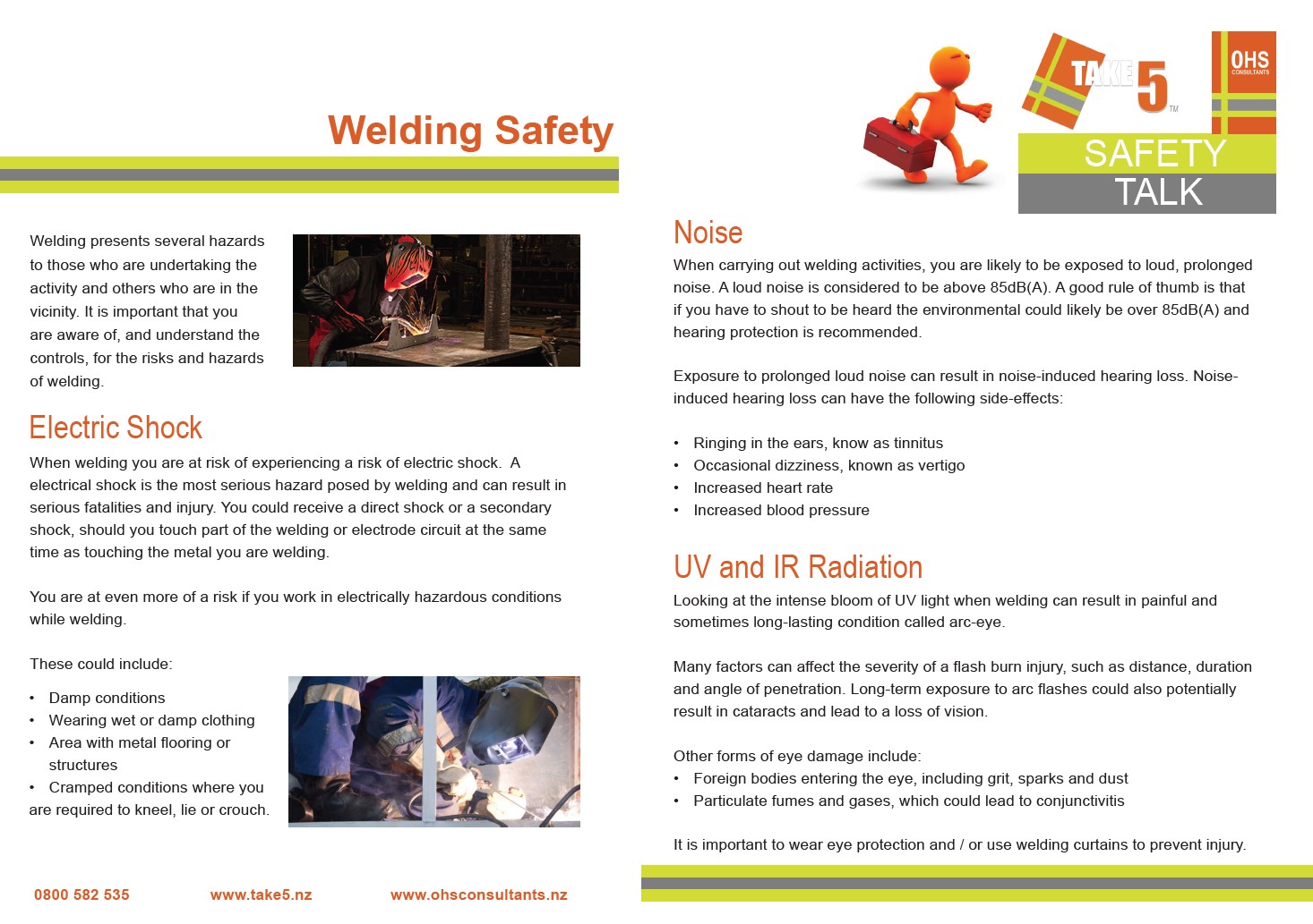 Free Welding Safety Talk