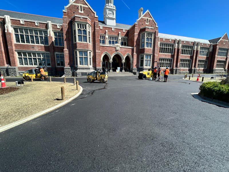 Christchurch Boys High Driveway