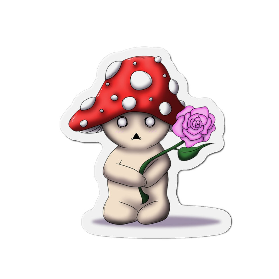 Shroom Buddy Die-Cut Magnets