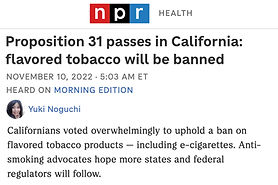 is flavored tobacco illegal in california Effective Date Delayed for California's Ban  NBC 7 San Diego California Proposition 31: Banning flavored