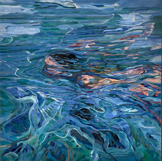 Ondine Cristalline Mosaïque de verre Rossella rossi