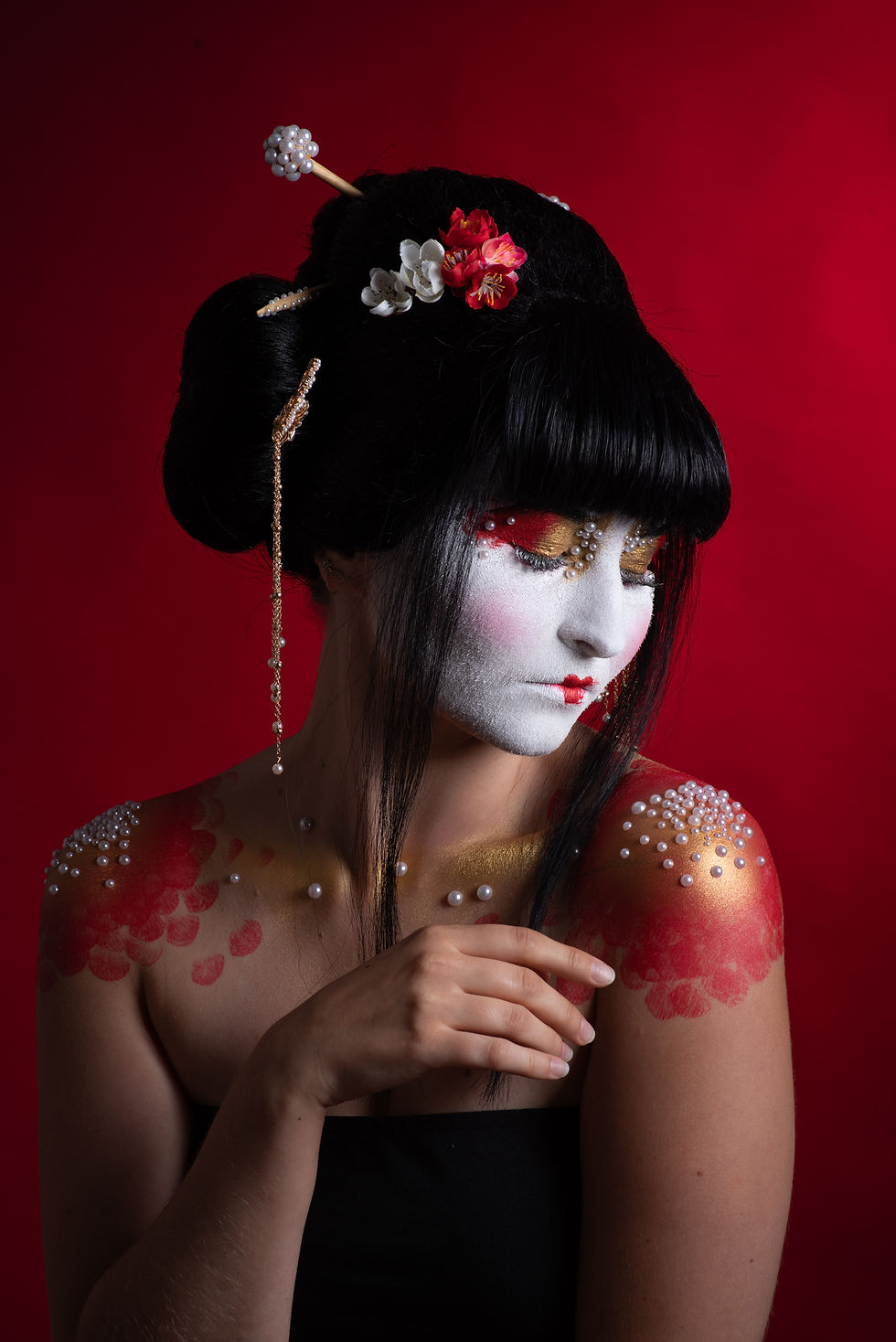 Perruque "Geisha"