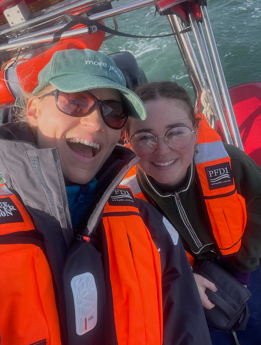 Student and supervisor spending some quality time in the field!